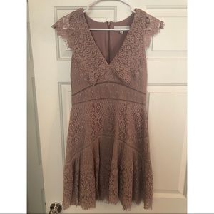 Lavender lace dress